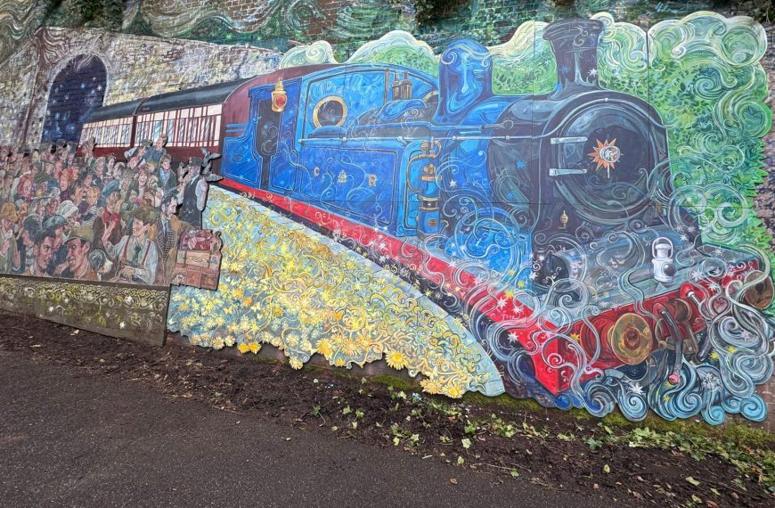 Newly created train in the Colinton Tunnel