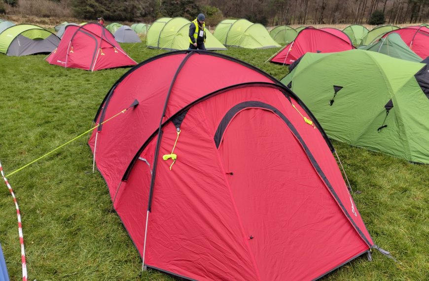 Berghaus Grampian 3 tent in use at a Scout camp