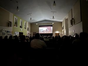 A film night at St Josehph's Hall Balerno