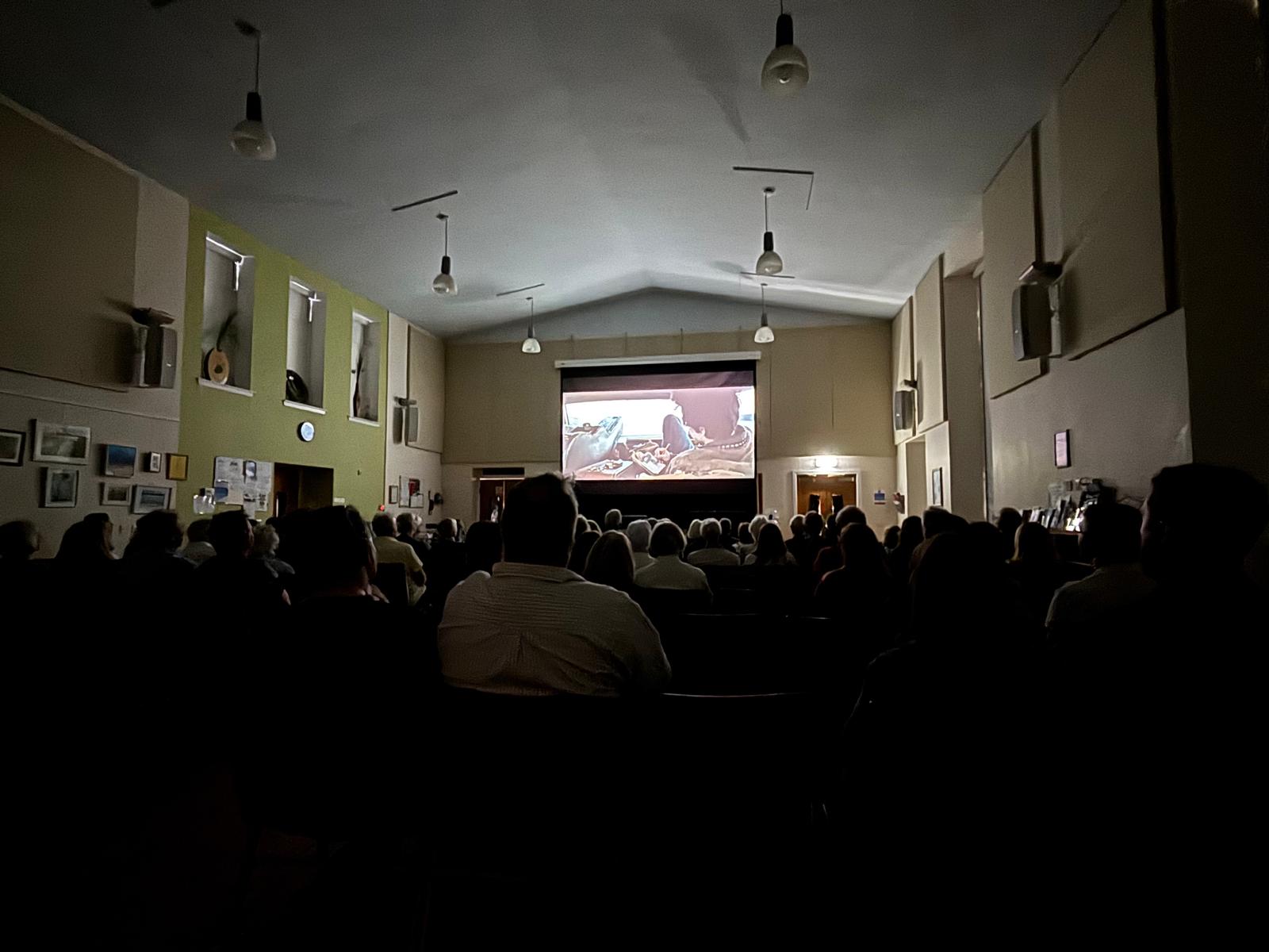A film night at St Josehph's Hall Balerno