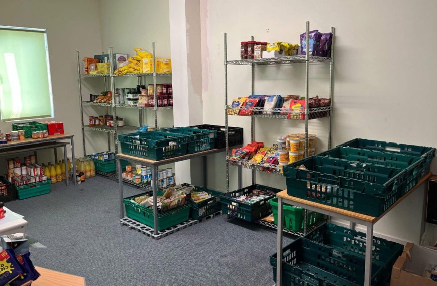 Community For Food – Purchase of new shelving and storage equipment