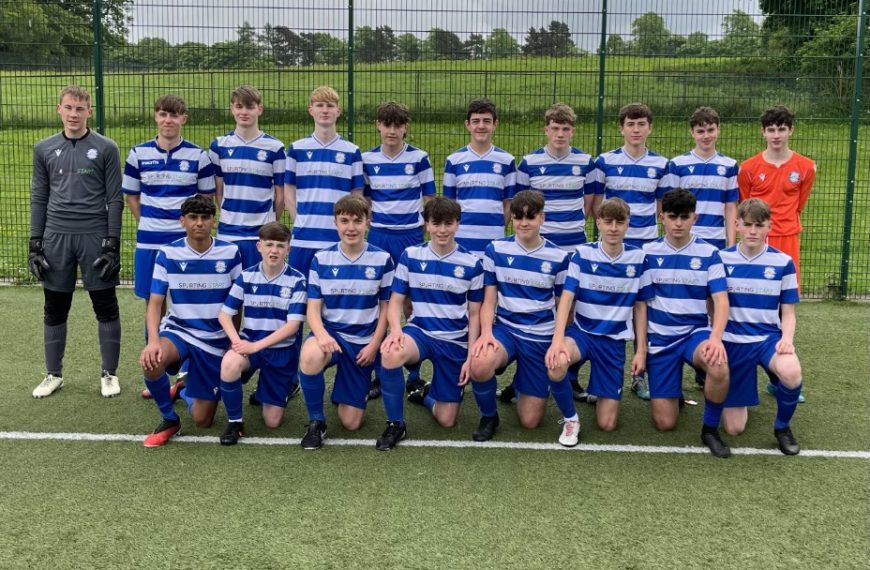 Currie Star Football Club - 2008 Blues team in their new kit